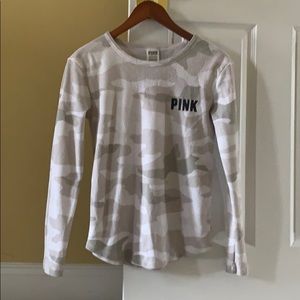 VS PINK camo top